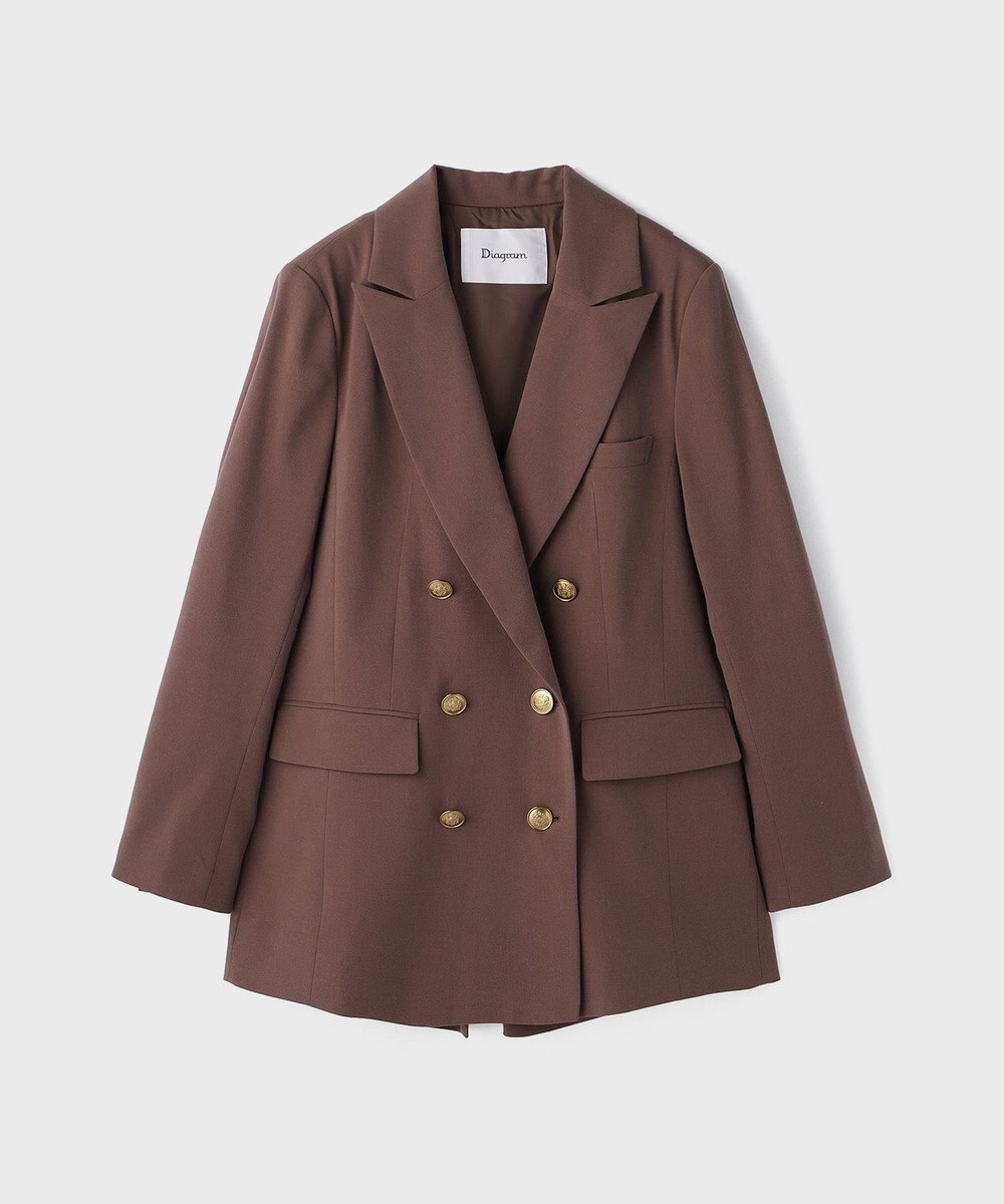 GRACE CONTINENTAL バックベンツダブルジャケット 