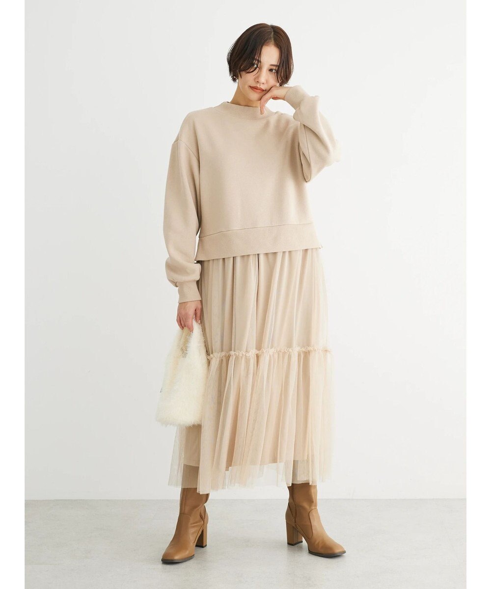 Green Parks ・ＳＵＧＡＲ　ＳＰＯＯＮ　チュールドッキングワンピース 