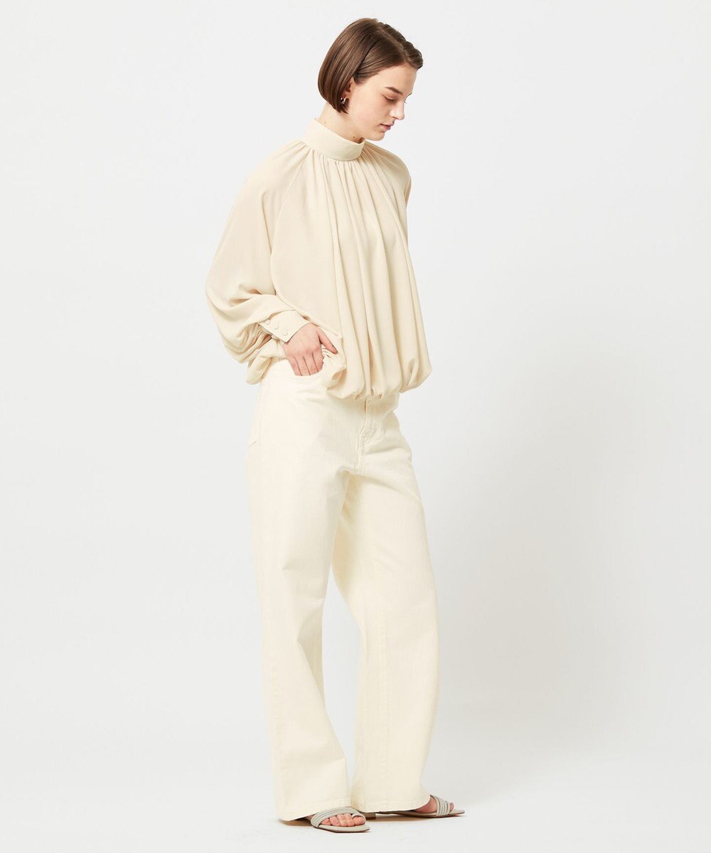 BEIGE， 【WEB限定】DION / ギャザーブラウス 