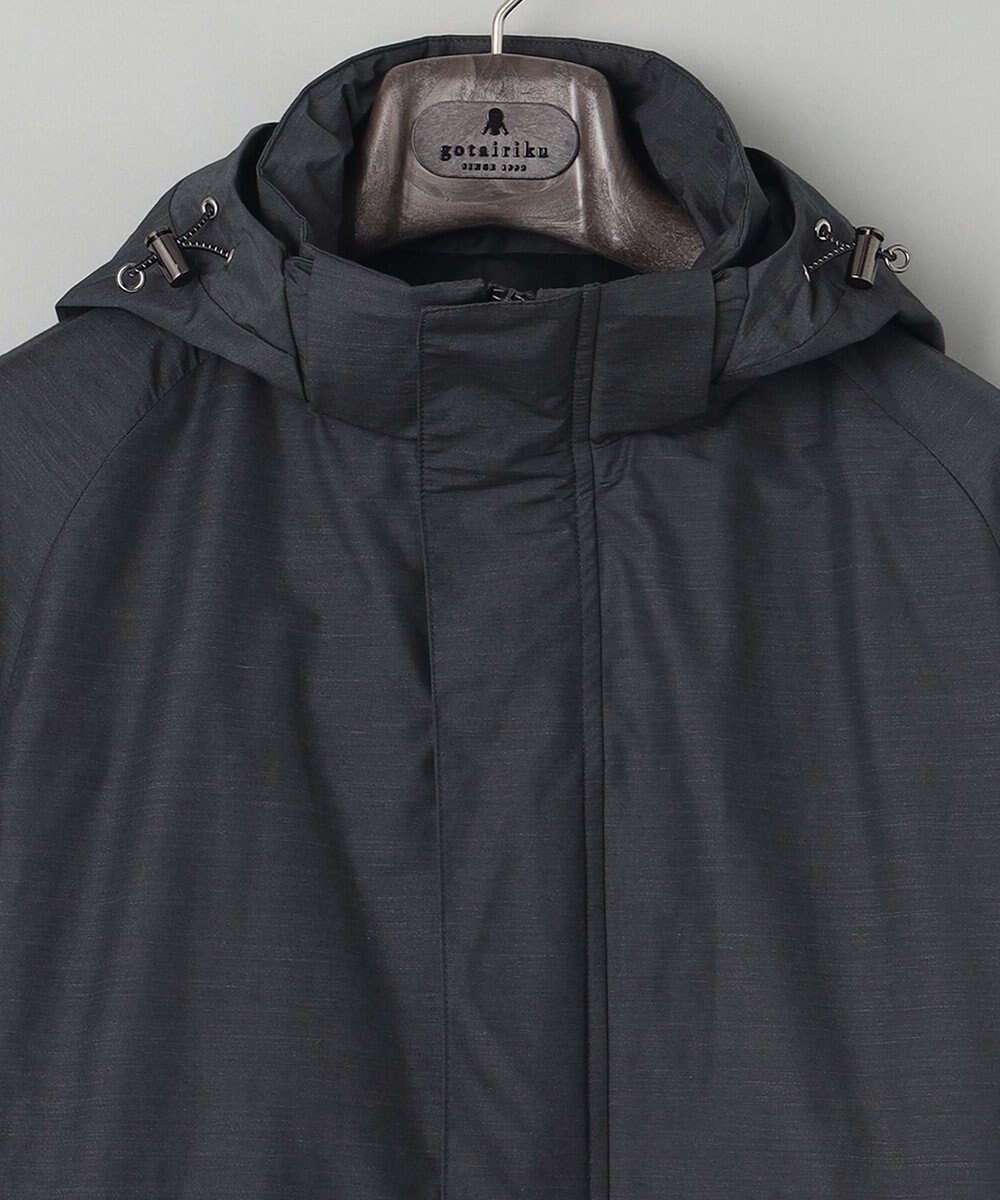 GOTAIRIKU 【ON/OFF兼用】ルミレットウール_スプリングフーデットパーカー 