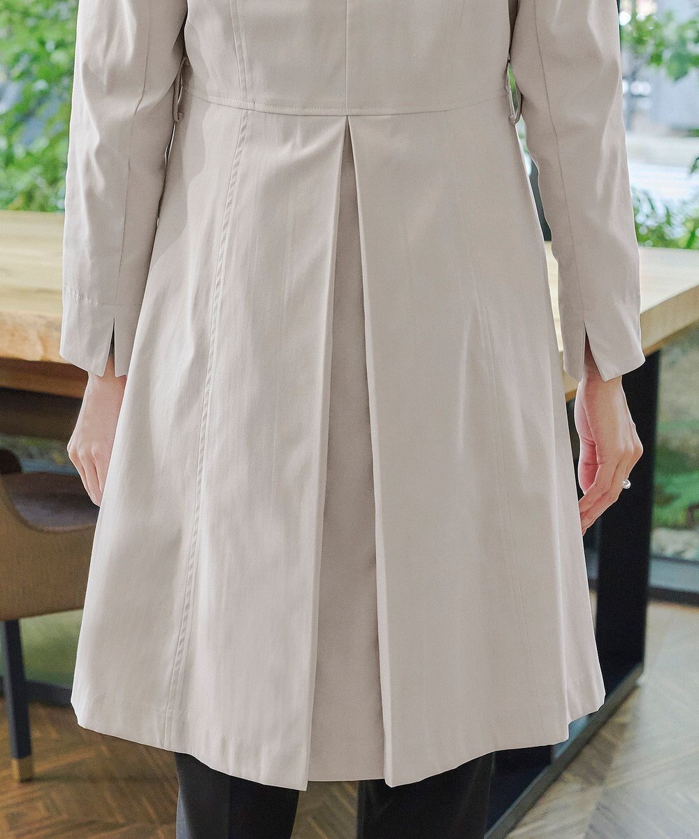 Tiaclasse L 【洗える】リボンベルト付きトレンチコート 