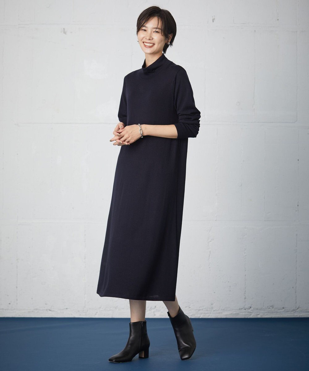 J.PRESS LADIES 【WEB限定カラーあり・洗える】EASY WOOL ワンピース 