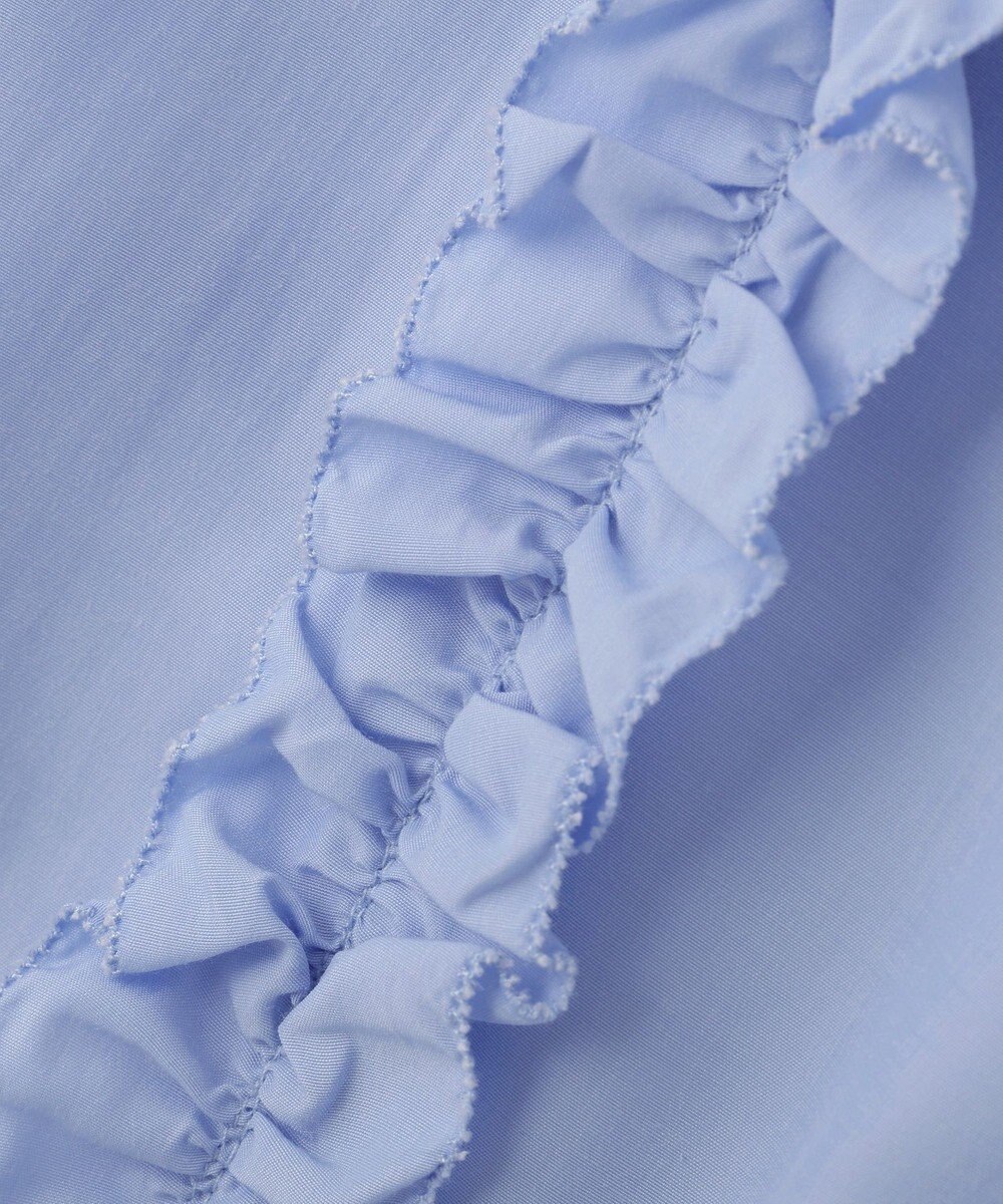 YECCA VECCA フリルVネックブラウス 