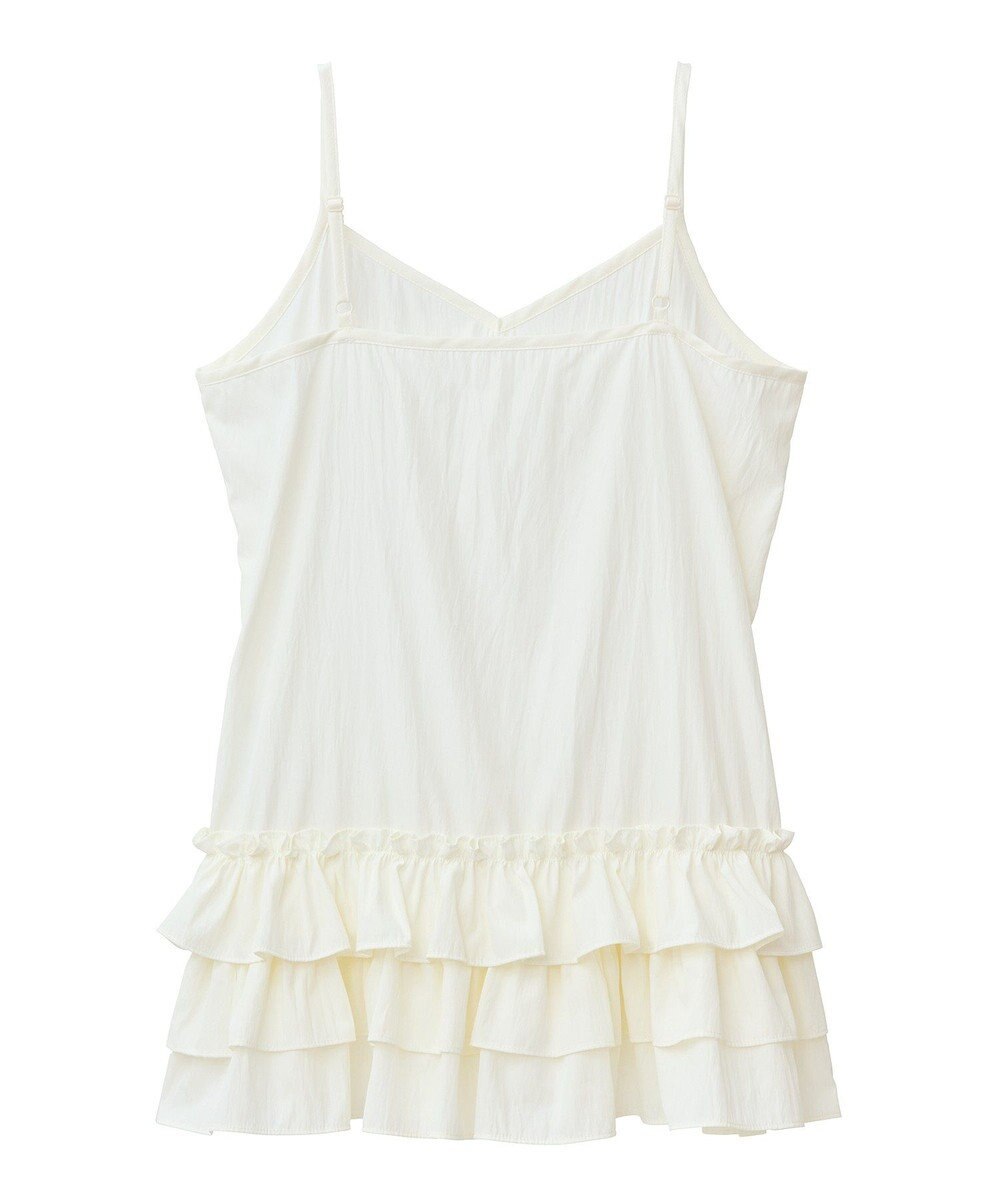 earth music&ecology 裾フリルキャミワンピース 