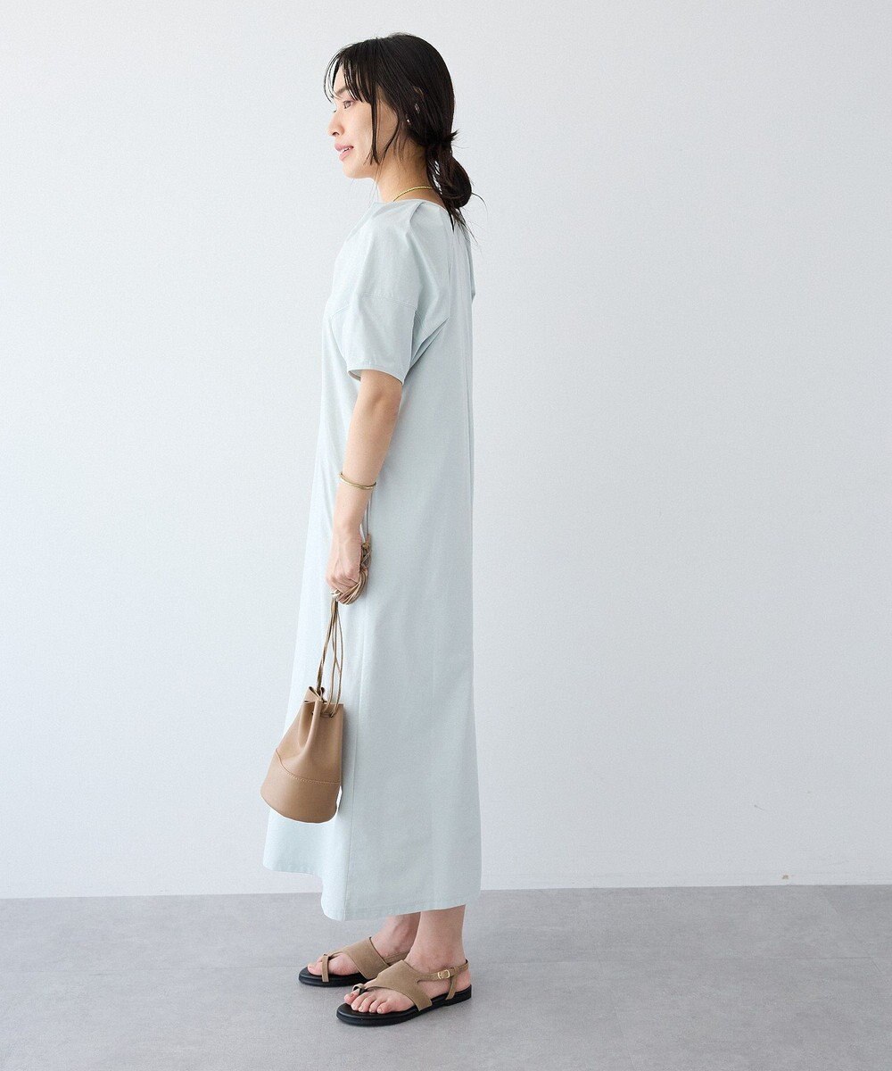 CRAFT STANDARD BOUTIQUE ポーチ付きバルーンスリーブワンピース 