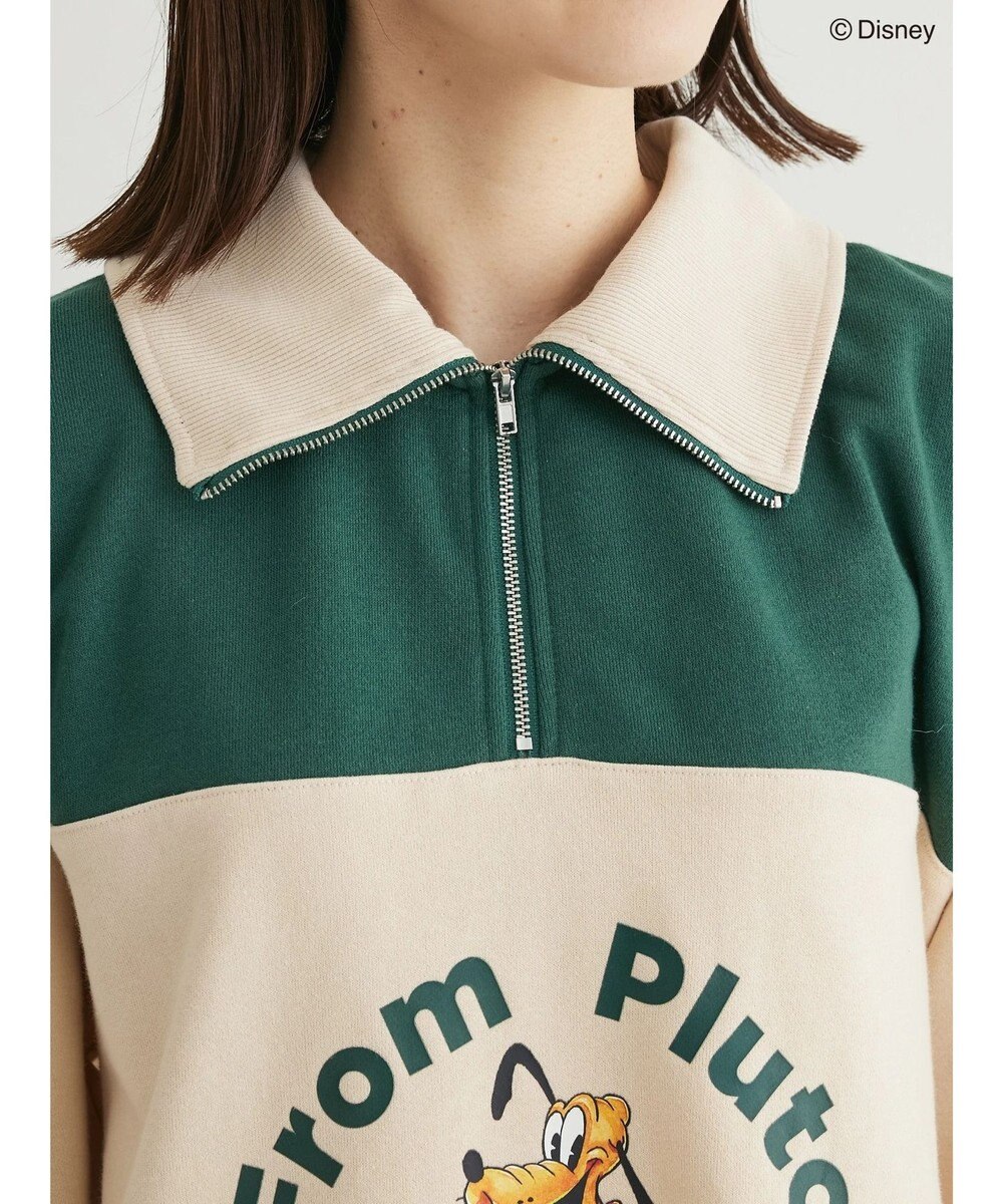 Green Parks Ｄｉｓｎｅｙ／裏毛ハーフＺＩＰスウェット 