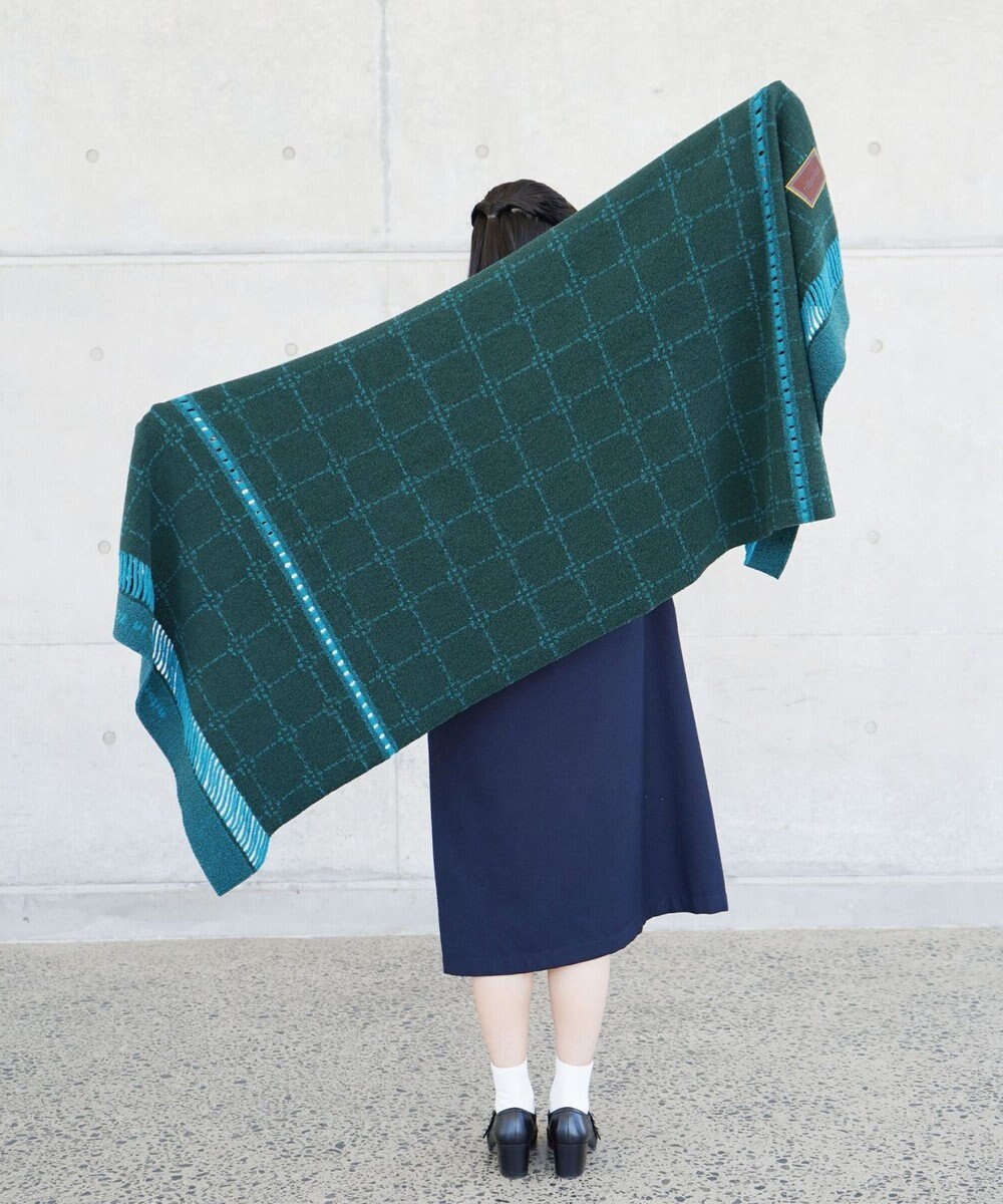 nitorito 【UNISEX】stamp チェック柄 3WAY ストール 