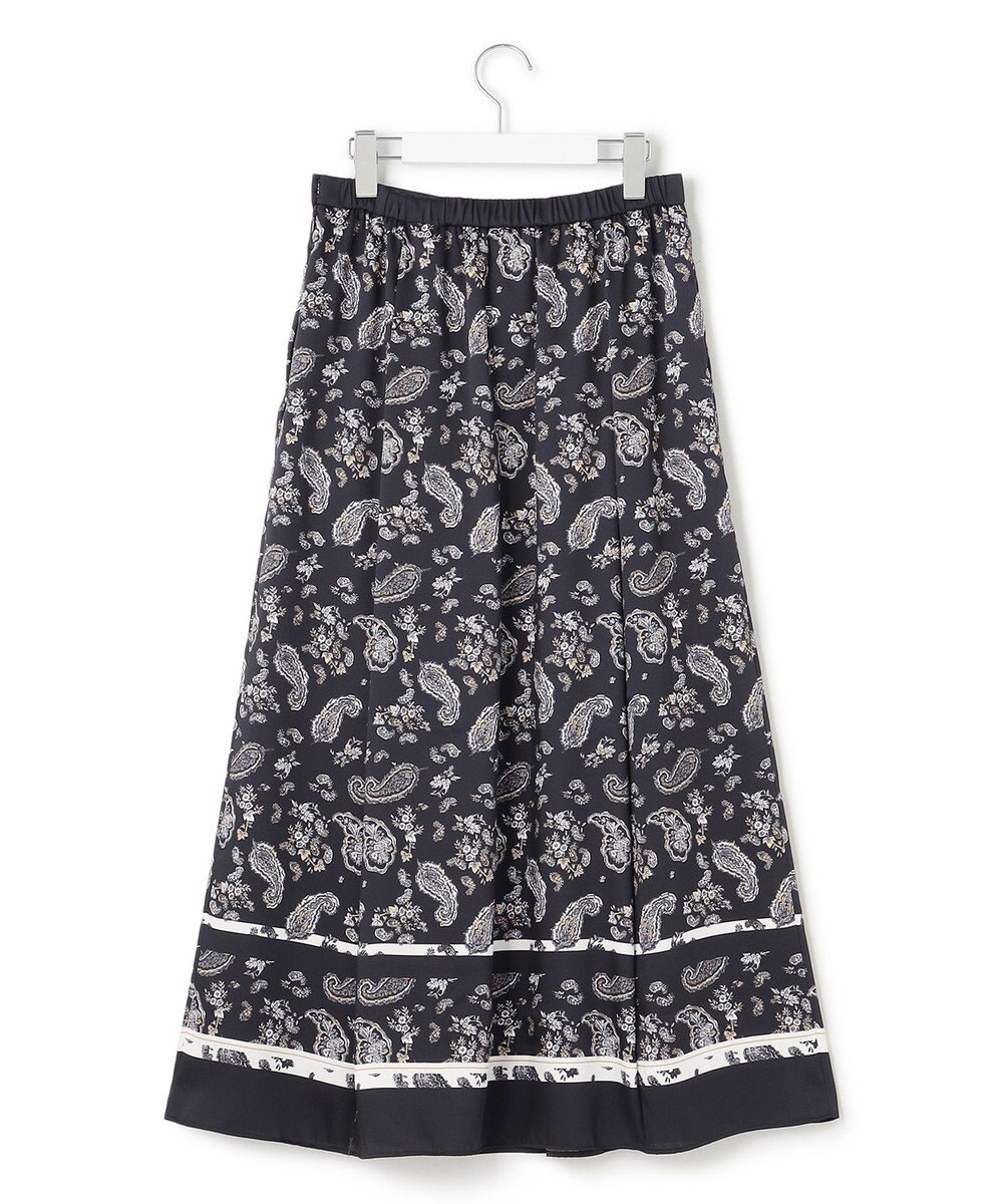 23区 【洗える】スカーフパネルプリント スカート 