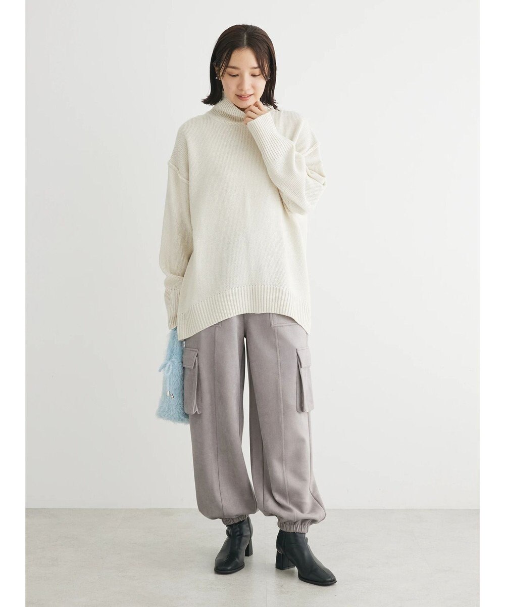 Green Parks ・Ｐｅｔｉｔ　Ｆｌｅｕｒ　タートルバックスリットニット 