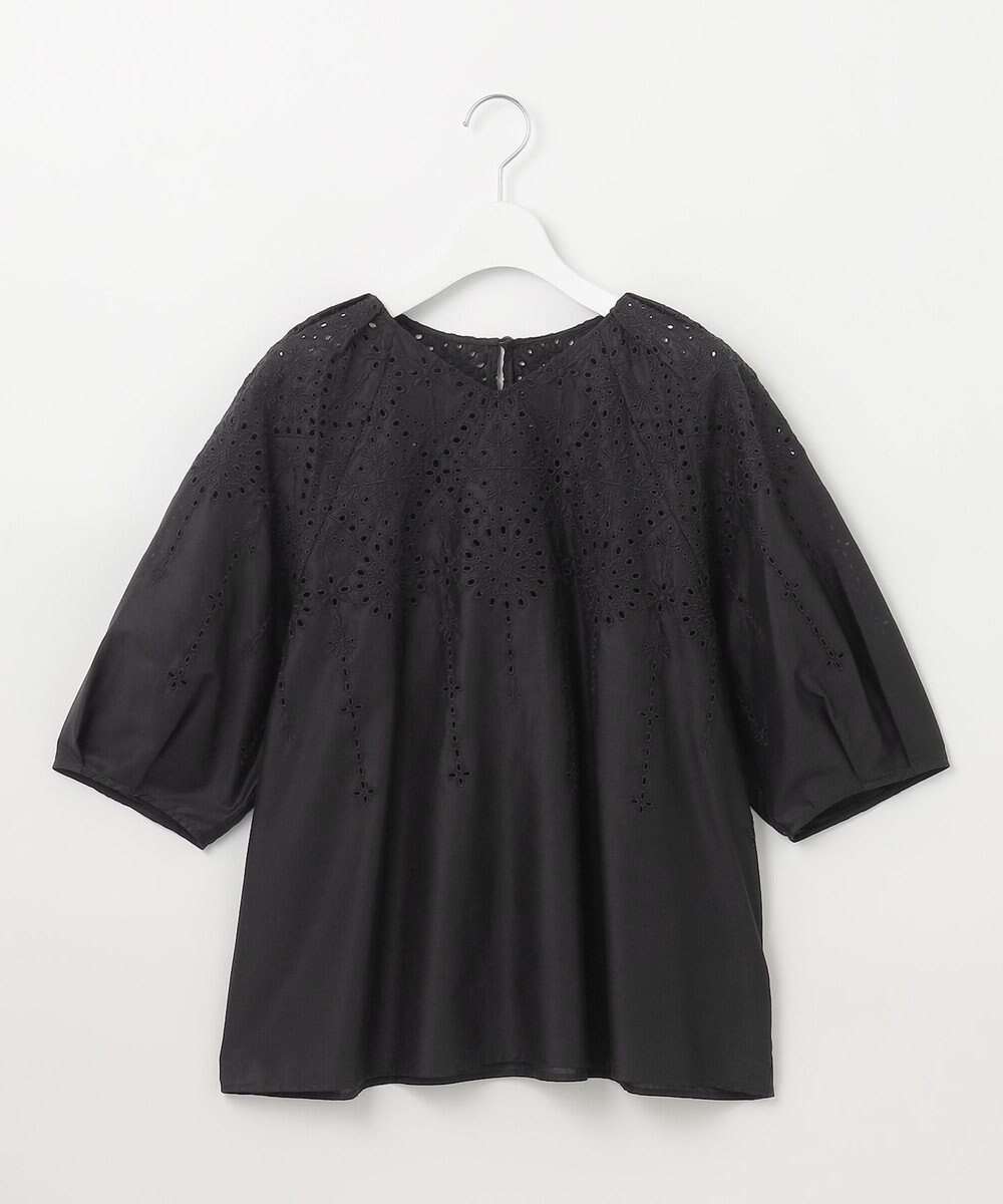 自由区 S 【カタログ掲載・洗える】エンブロイダリーローン ブラウス 