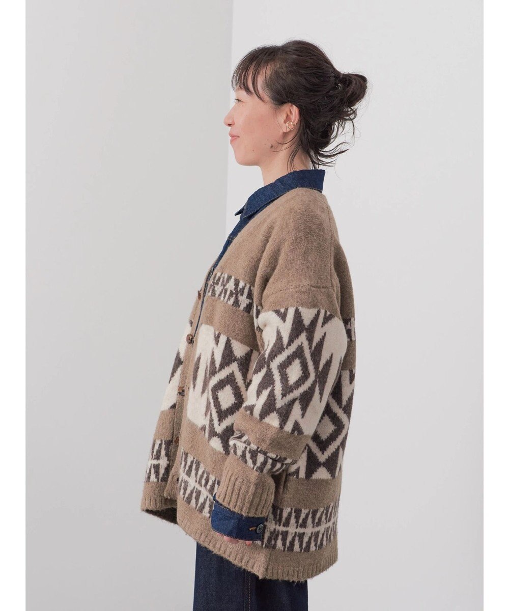 CRAFT STANDARD BOUTIQUE 【男女兼用】オルテガ柄カーディガン 