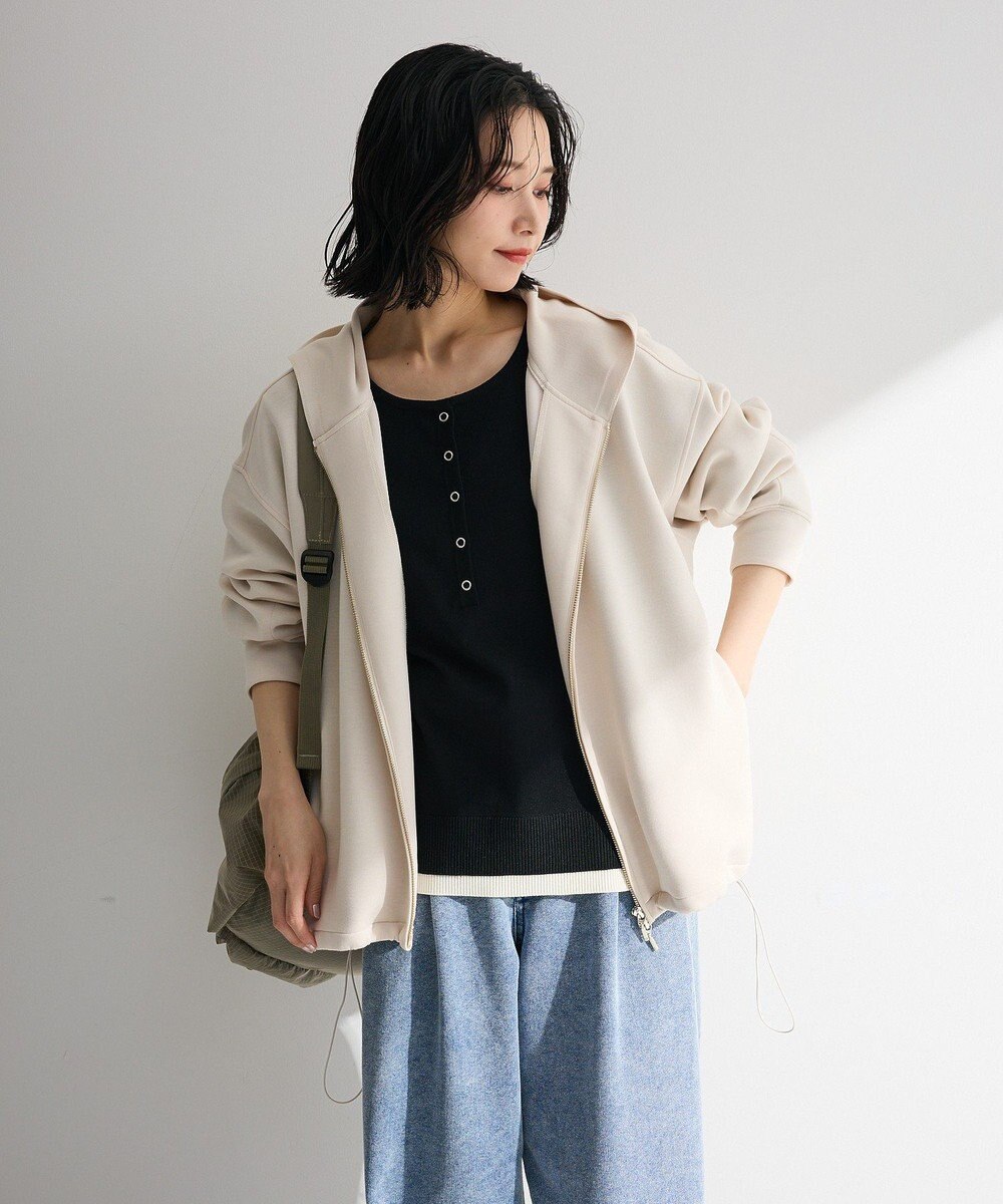 Green Parks ヘンリーネックレイヤードニットプルオーバー 