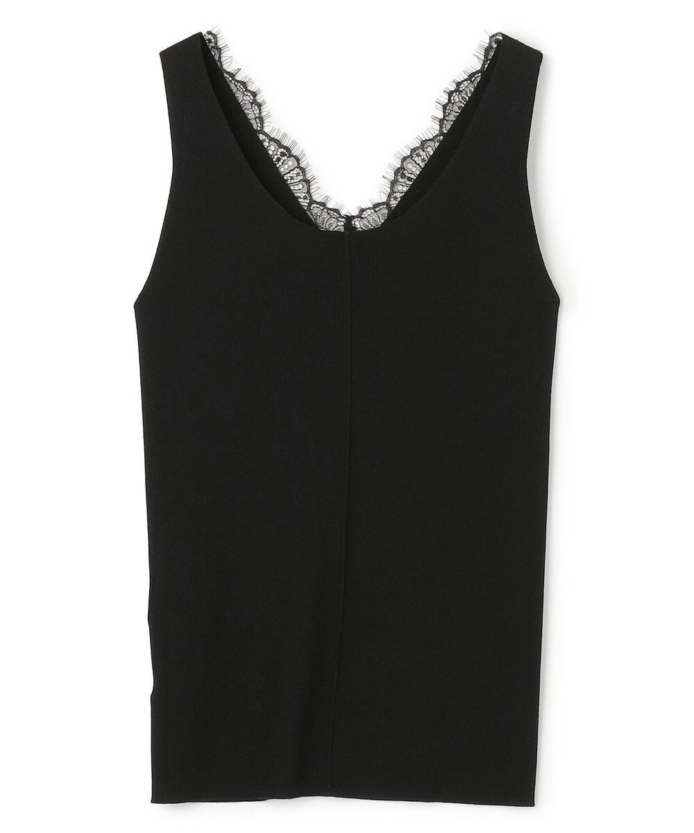 BEIGE， 【VERY NaVY掲載】RUBY / レーストリム リブタンクトップ 