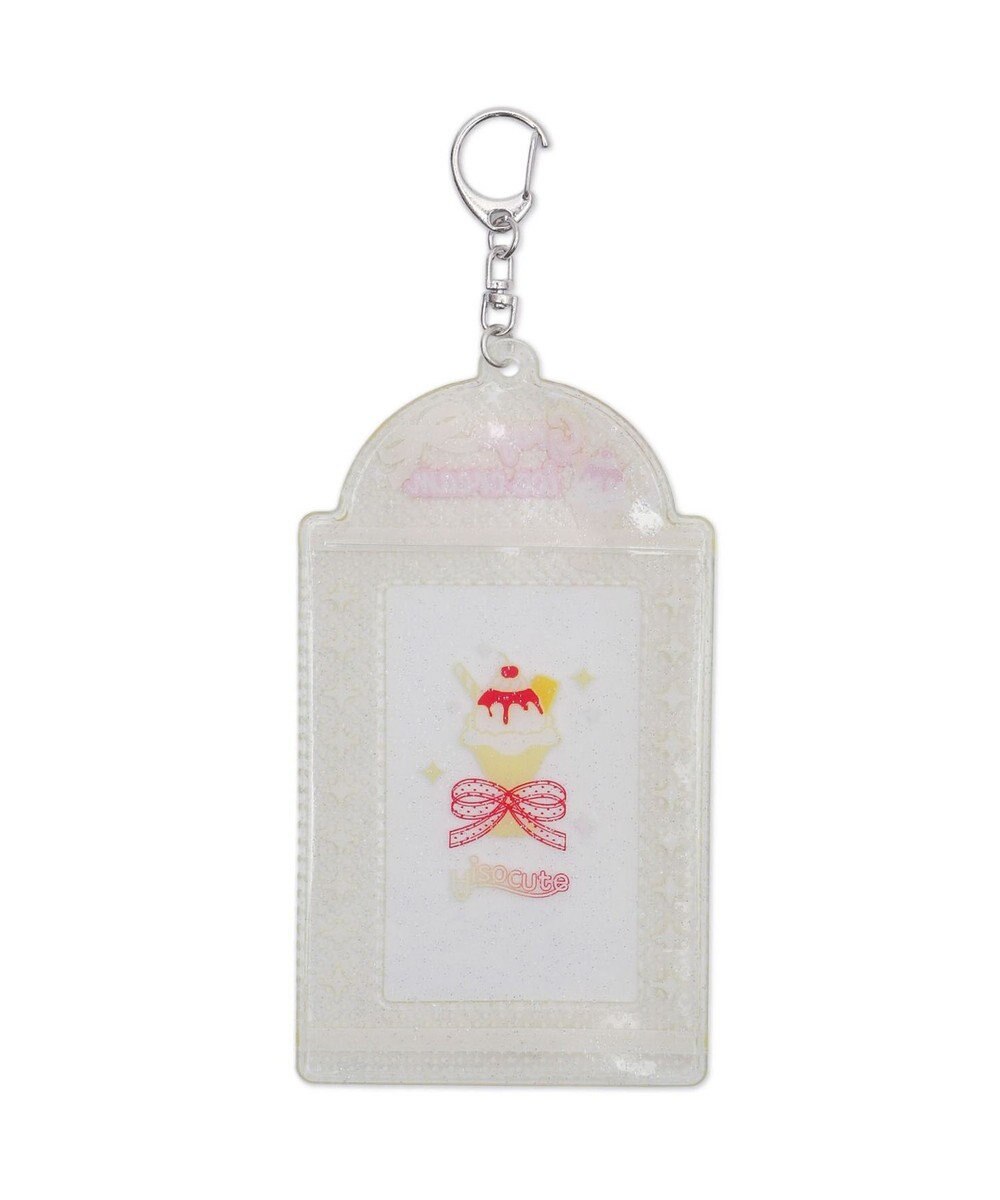 WEGO ラメクリアスイーツカードホルダーキーホルダー 