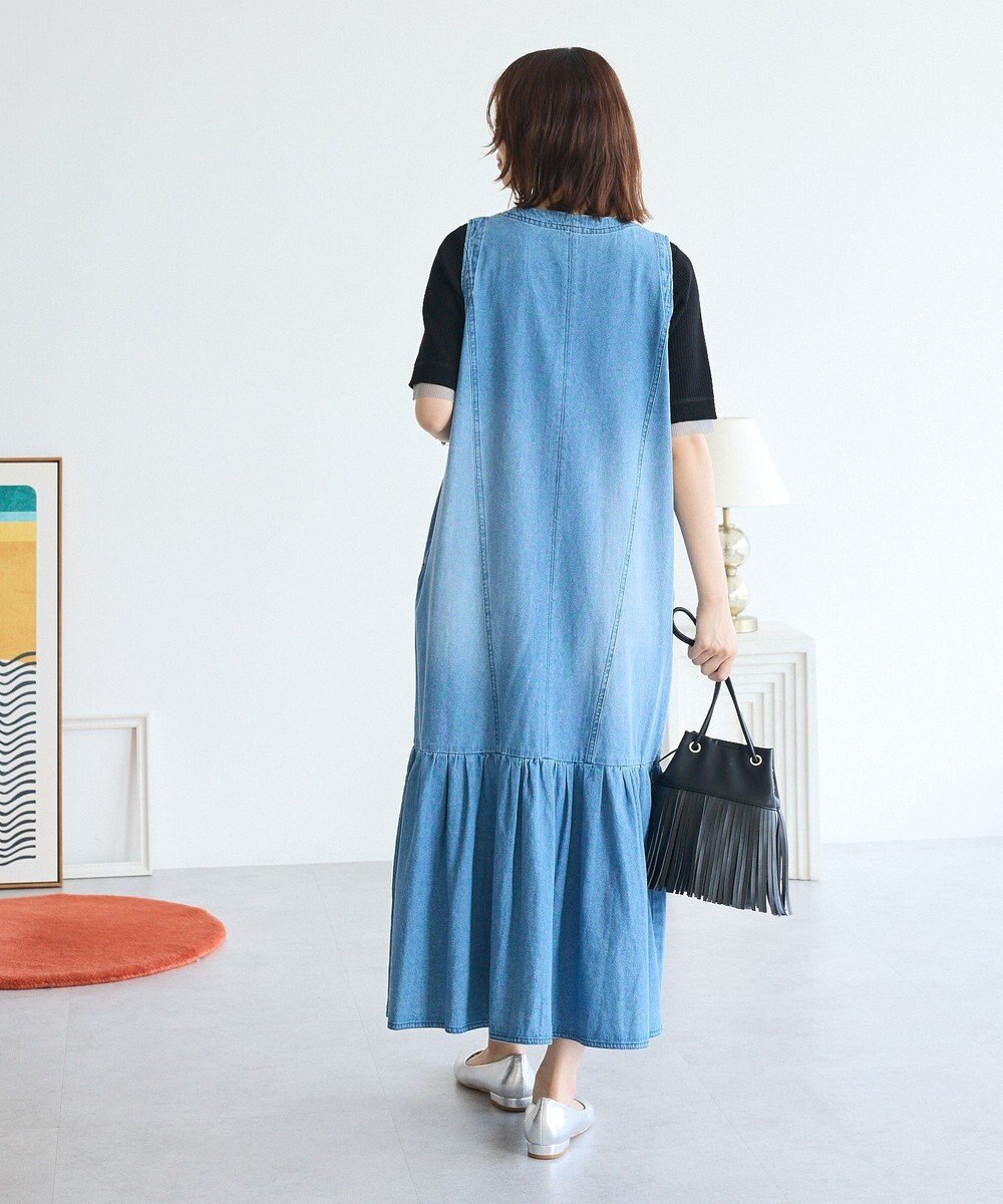 Green Parks ・ＳＵＧＡＲ　ＳＰＯＯＮ　Ｗ－ＺＩＰデニムロングワンヒ 