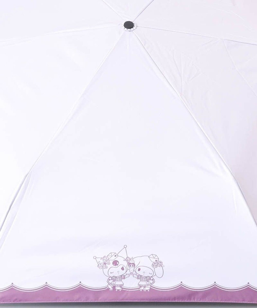 AURORA 【 ANNA SUI（アナ スイ）】マイメロディ&クロミ 晴雨兼用傘（折りたたみ傘）シルエット 