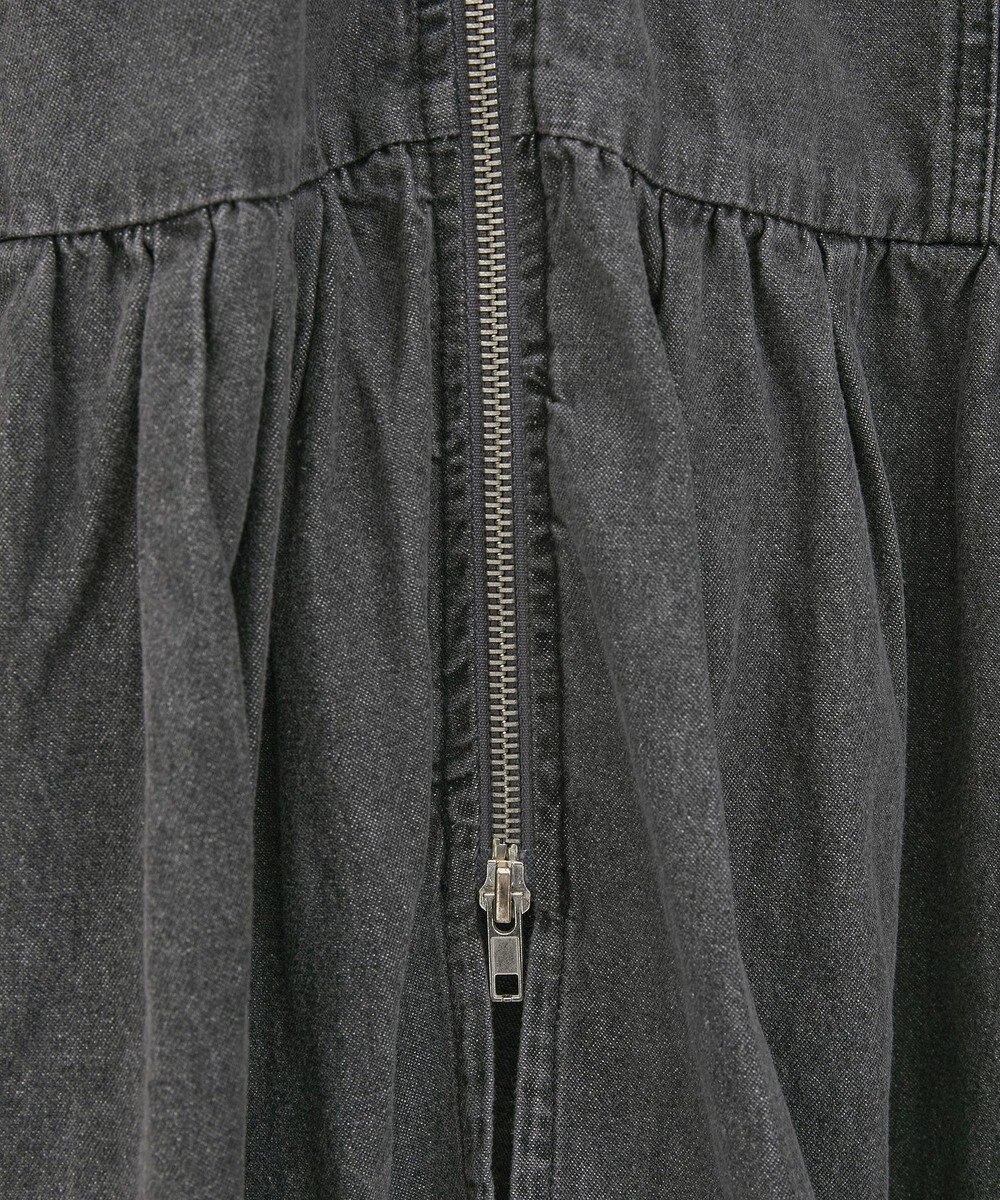 Green Parks ・ＳＵＧＡＲ　ＳＰＯＯＮ　Ｗ－ＺＩＰデニムロングワンヒ 