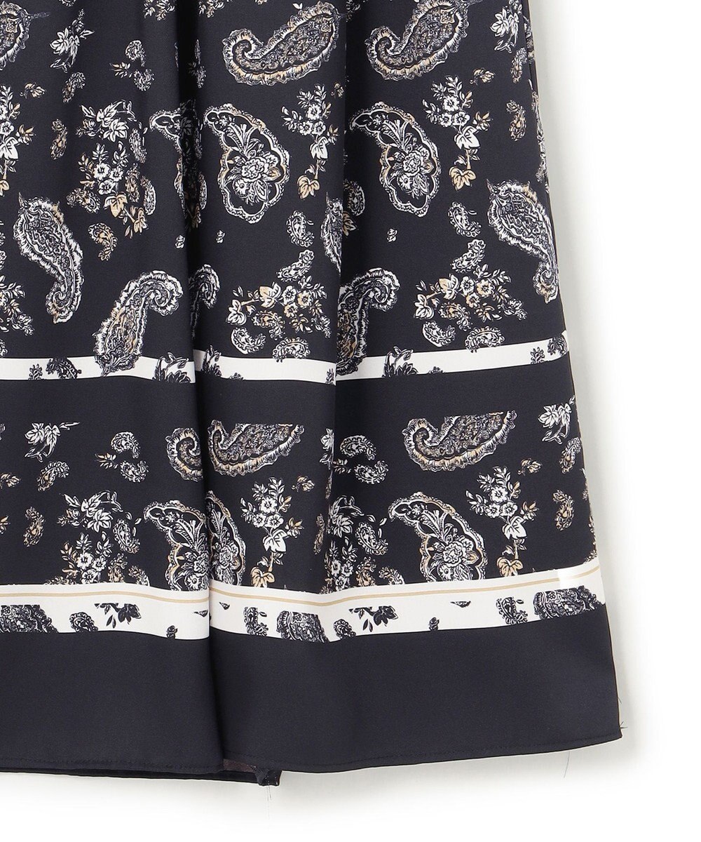 23区 【洗える】スカーフパネルプリント スカート 