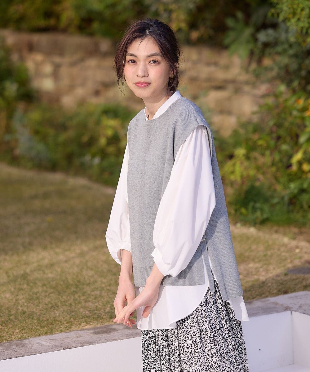 ANY L スプリングニットベスト 