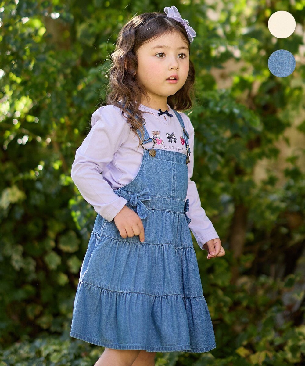ティアード デニムジャンパースカート / any FAM KIDS | ファッション  
