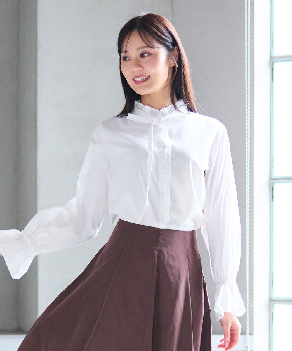 Feroux リボンディテール ブラウス 