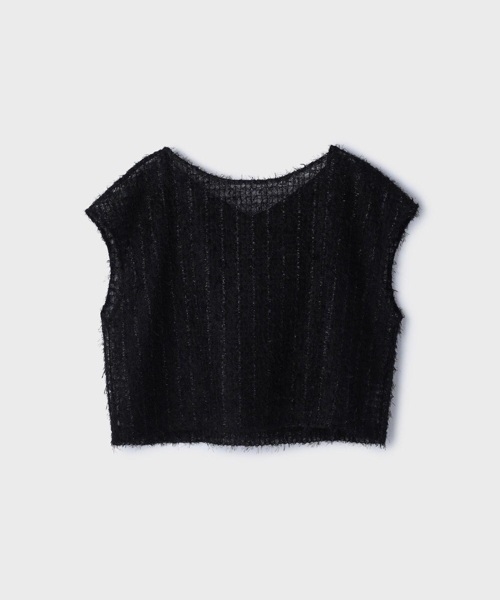 GRACE CONTINENTAL バックフレアチュールトップ 