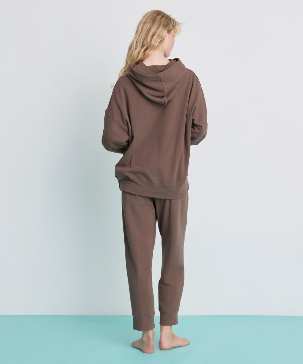 une nana cool 【綿混】あくびのお嬢さんの裏毛フーディーパジャマ 