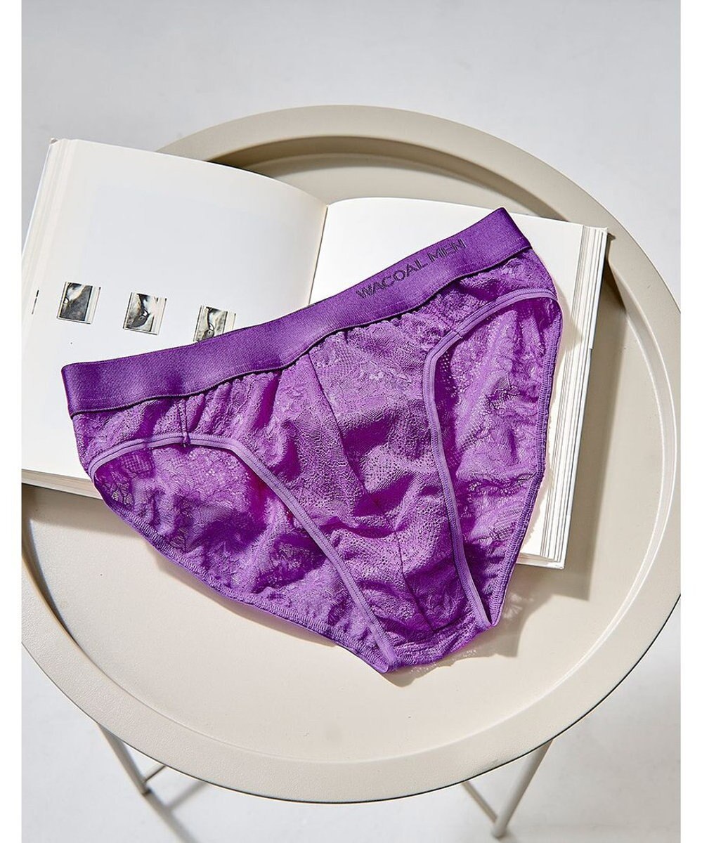 WACOAL MEN WACOAL MEN 【レースブリーフ】 ブリーフ フロント立体設計 通気性 花柄レース 前閉じ 下着 ビキニ メンズ WF1822 /ワコールメン 