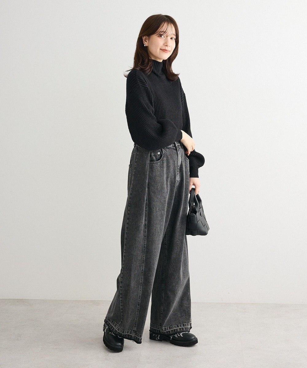 Green Parks ・ｓｗｉｎｇ　ｂｙ　ボトルネックラメニット 