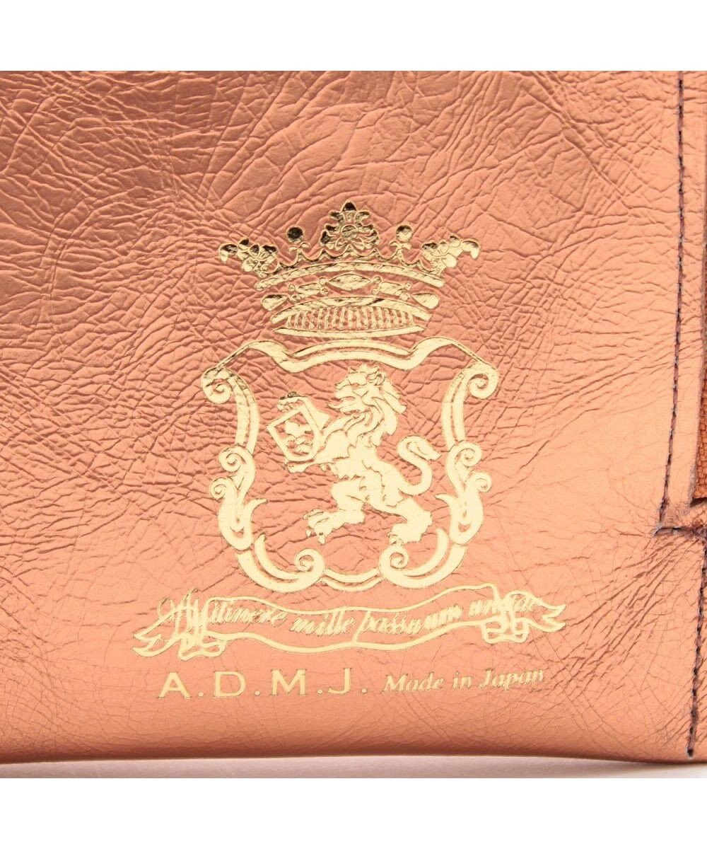 A.D.M.J. 【牛革】クラックメタル/イタリアンレザーオーガナイザーパース 