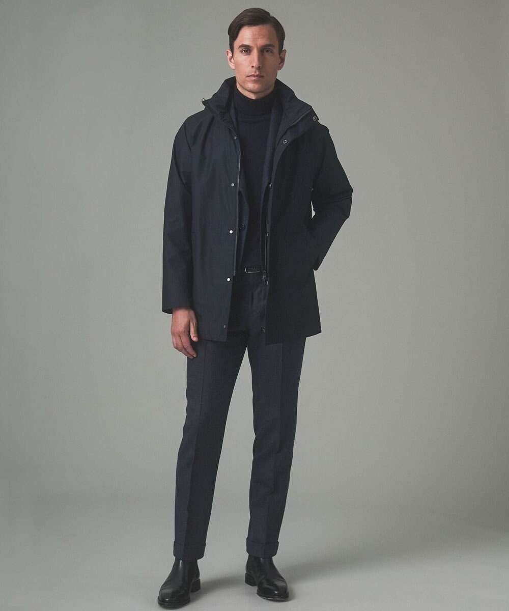 GOTAIRIKU 新色追加【洗える/チクチクしにくい/ピリングしにくい】イタリア糸 ハイゲージ タートルネックニット_WOOL100％ 