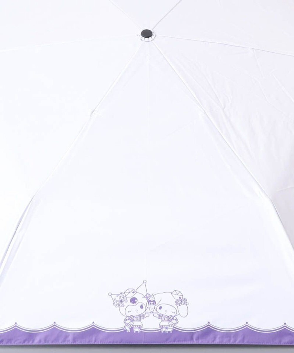 AURORA 【 ANNA SUI（アナ スイ）】マイメロディ&クロミ 晴雨兼用傘（折りたたみ傘）シルエット 