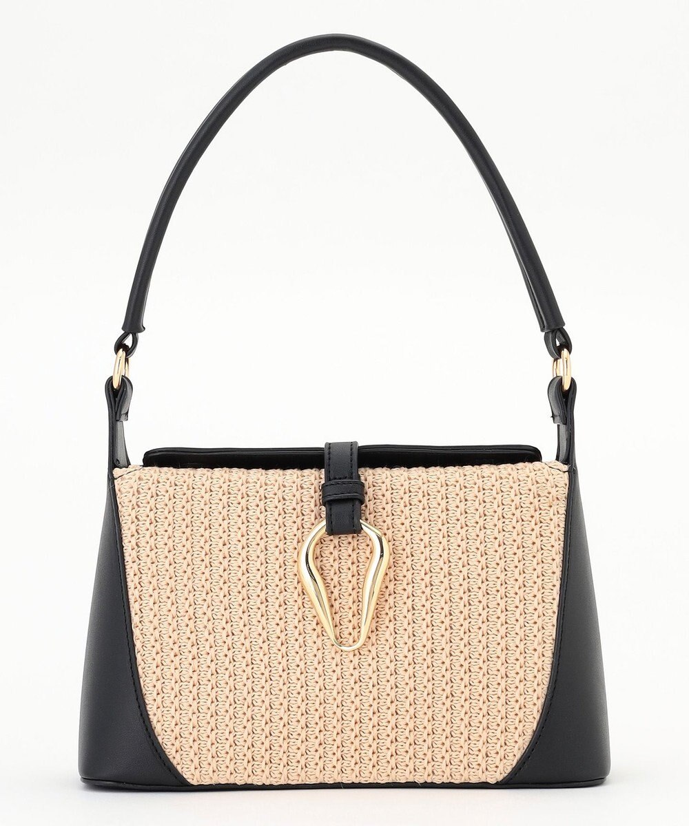 ANY SIS 雑材コンビハンドルバッグ 