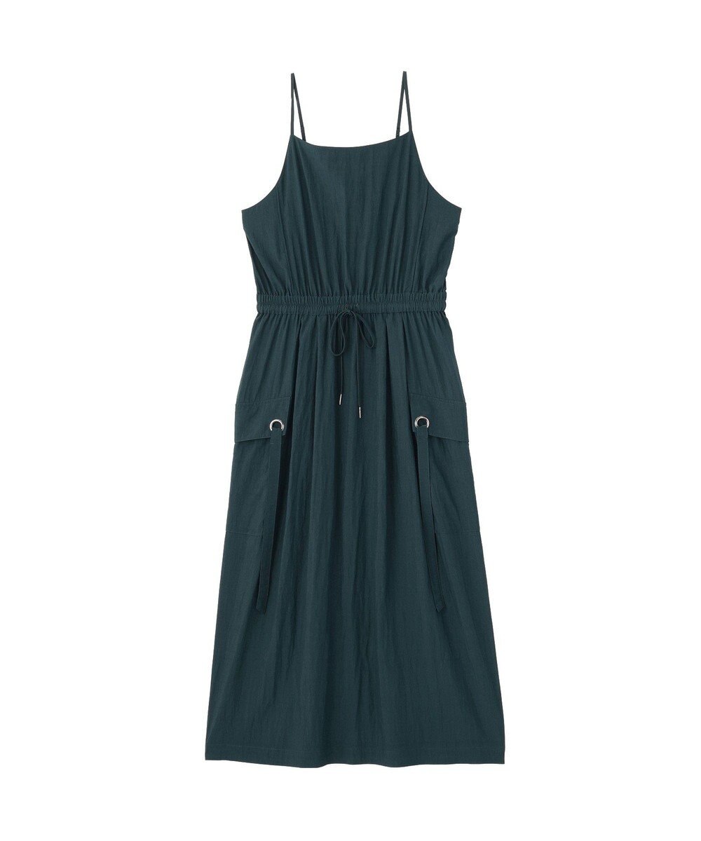 YECCA VECCA 【UVカット/遮熱/接触冷感】COOLカーゴキャミワンピース 