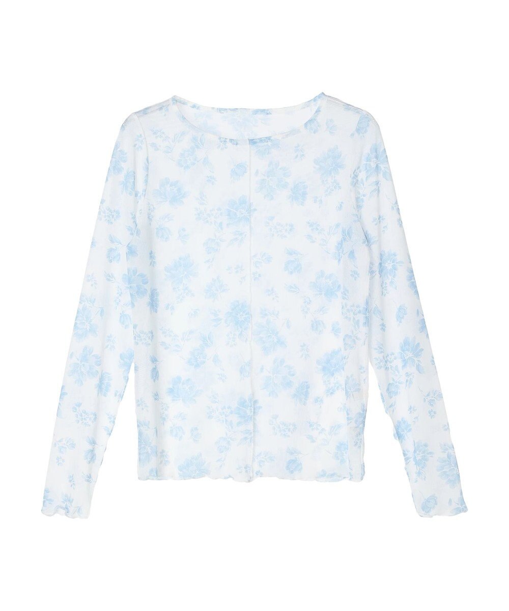 earth music&ecology フラワープリントシアーインナー 