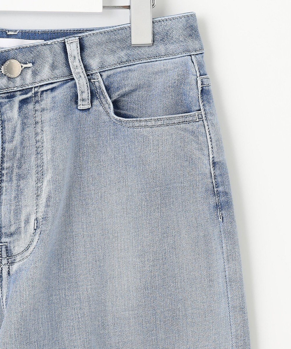 自由区 【洗える】ウスカルデニム カーブパンツ 