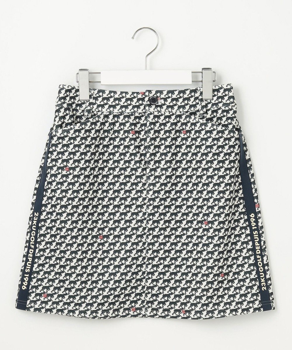23区GOLF 【WOMEN】【ストレッチ】ハンタードッグ柄 スカート 