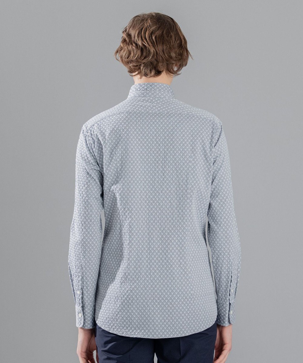 JOSEPH HOMME トライジャガードストレッチ　ウィングカラーシャツ 