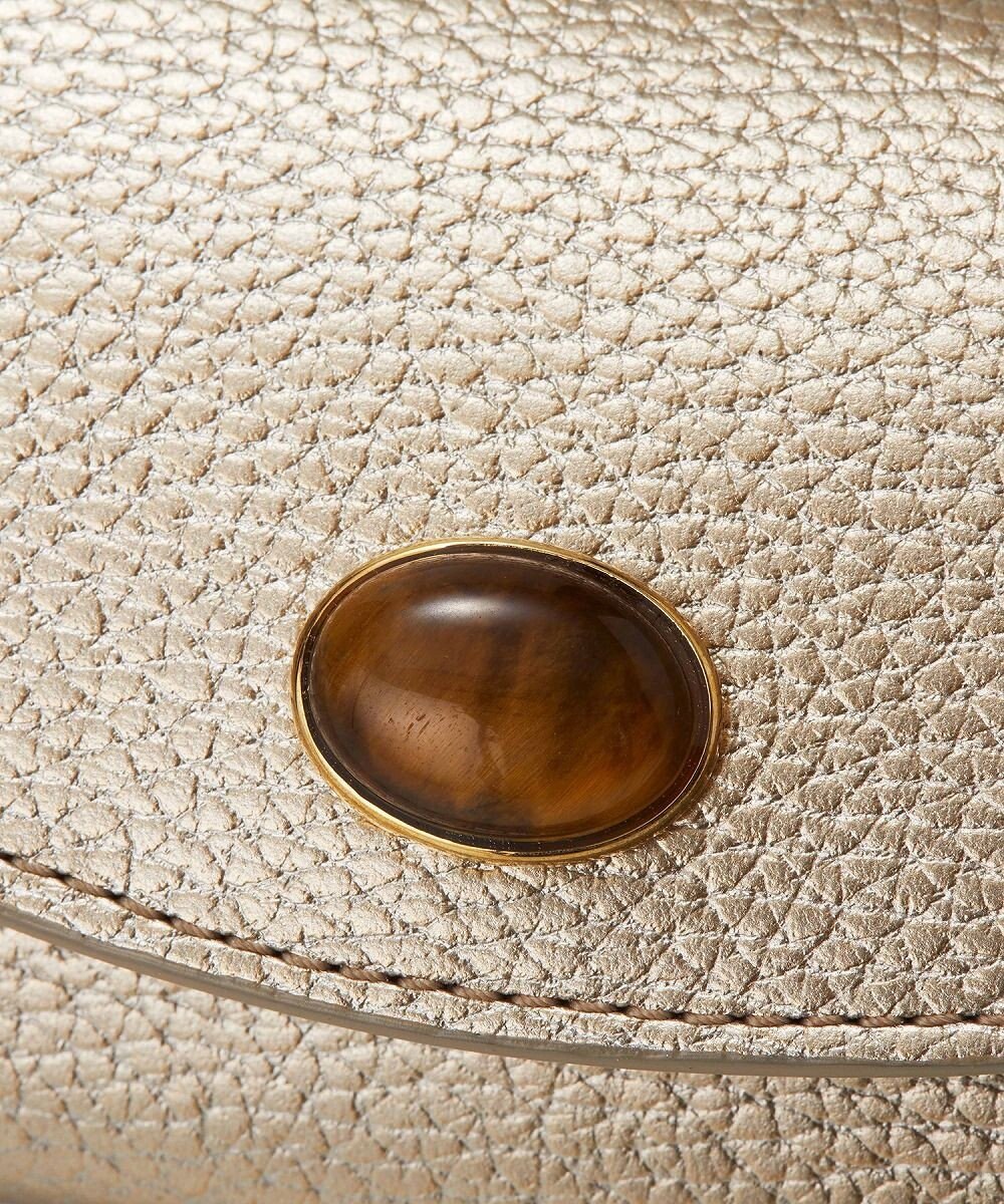 TOPKAPI 【TOPKAPI】gemdrops ジェムドロップ ミニエンボスレザー 天然石 三つ折り 財布 