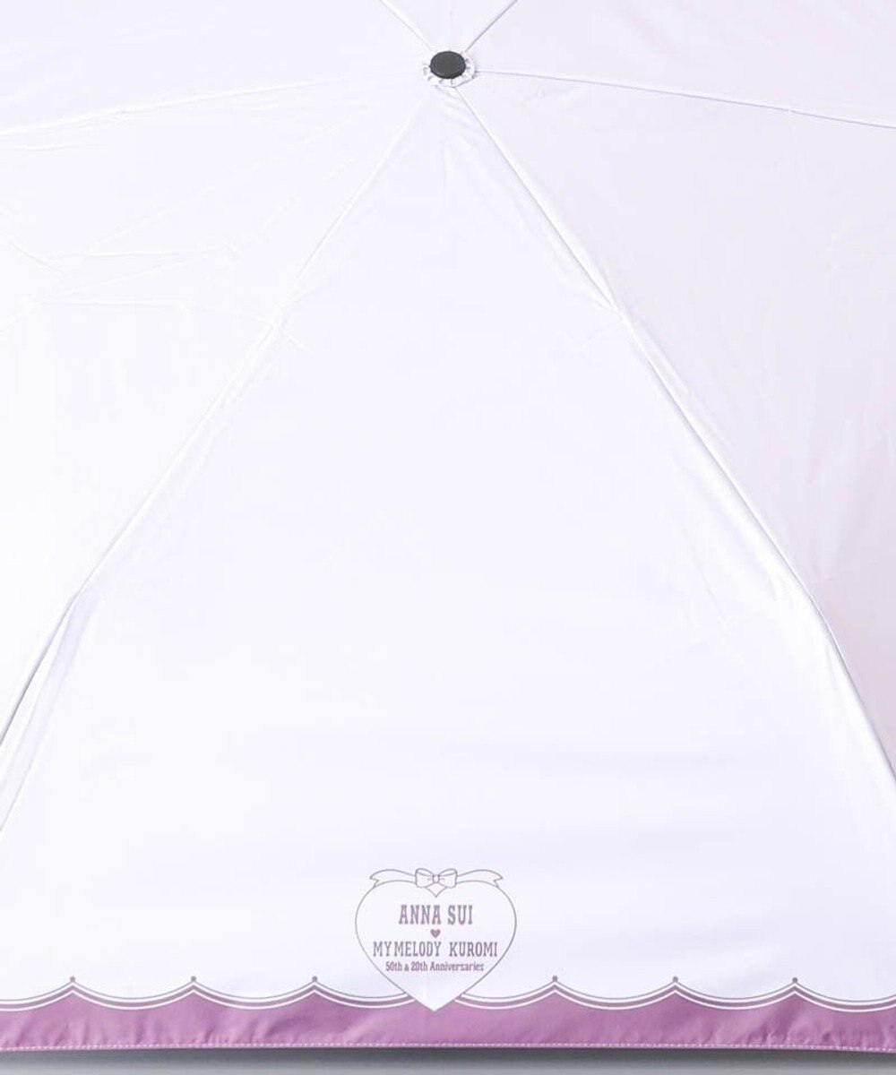 AURORA 【 ANNA SUI（アナ スイ）】マイメロディ&クロミ 晴雨兼用傘（折りたたみ傘）シルエット 