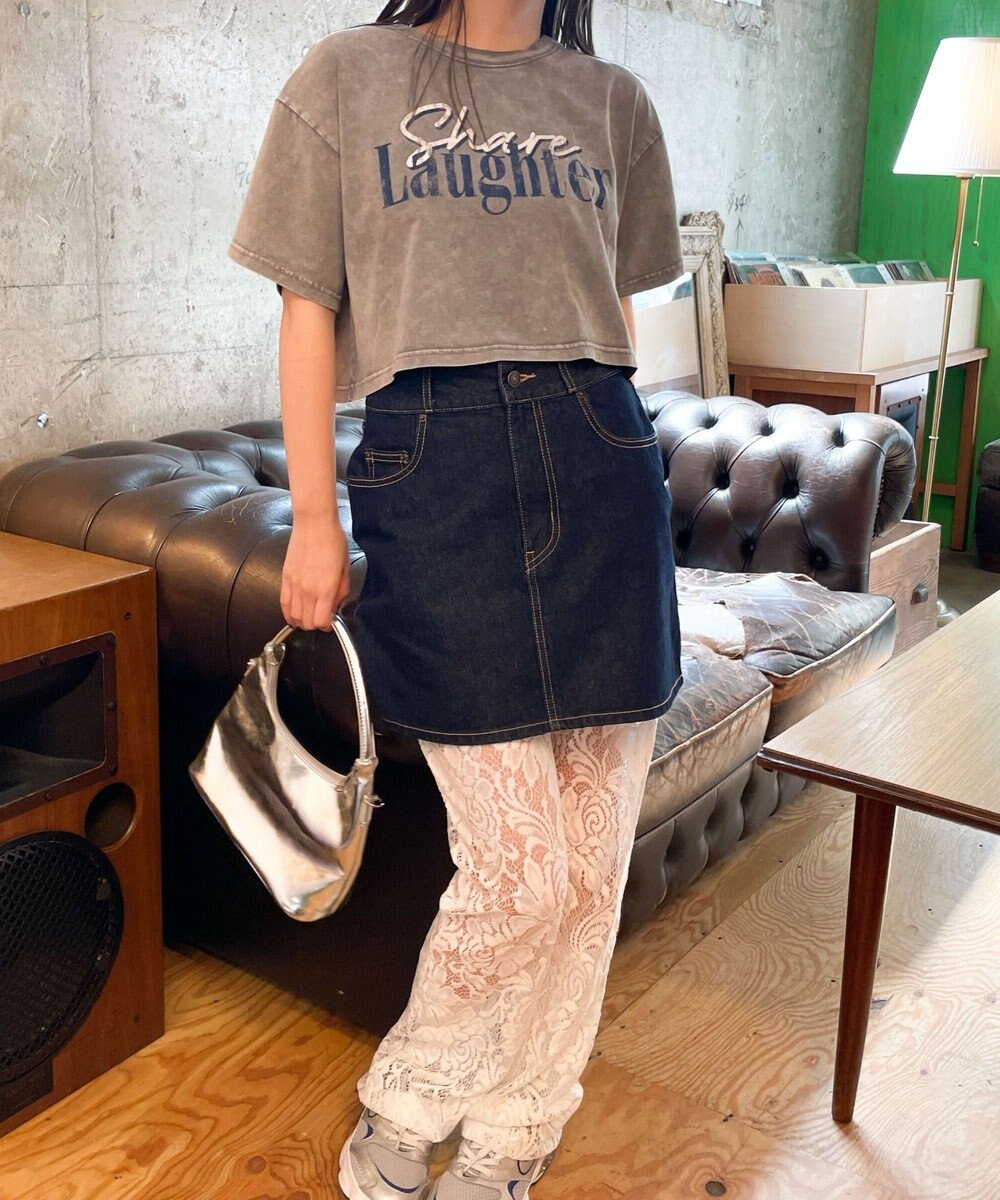 WEGO ヴィンテージウォッシュショートT 