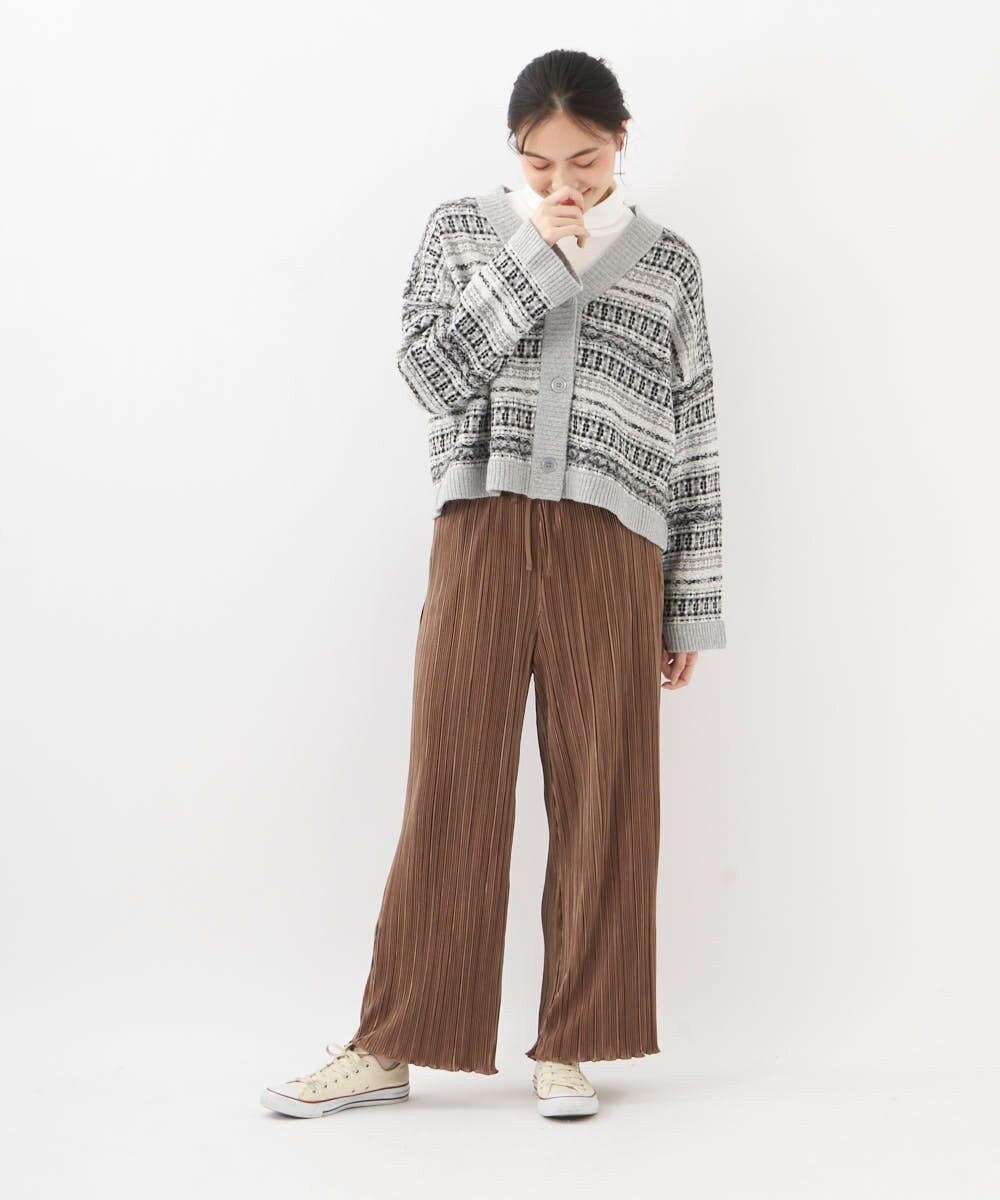 OP／FILA 【OP】ジャガードニットカーディガン 