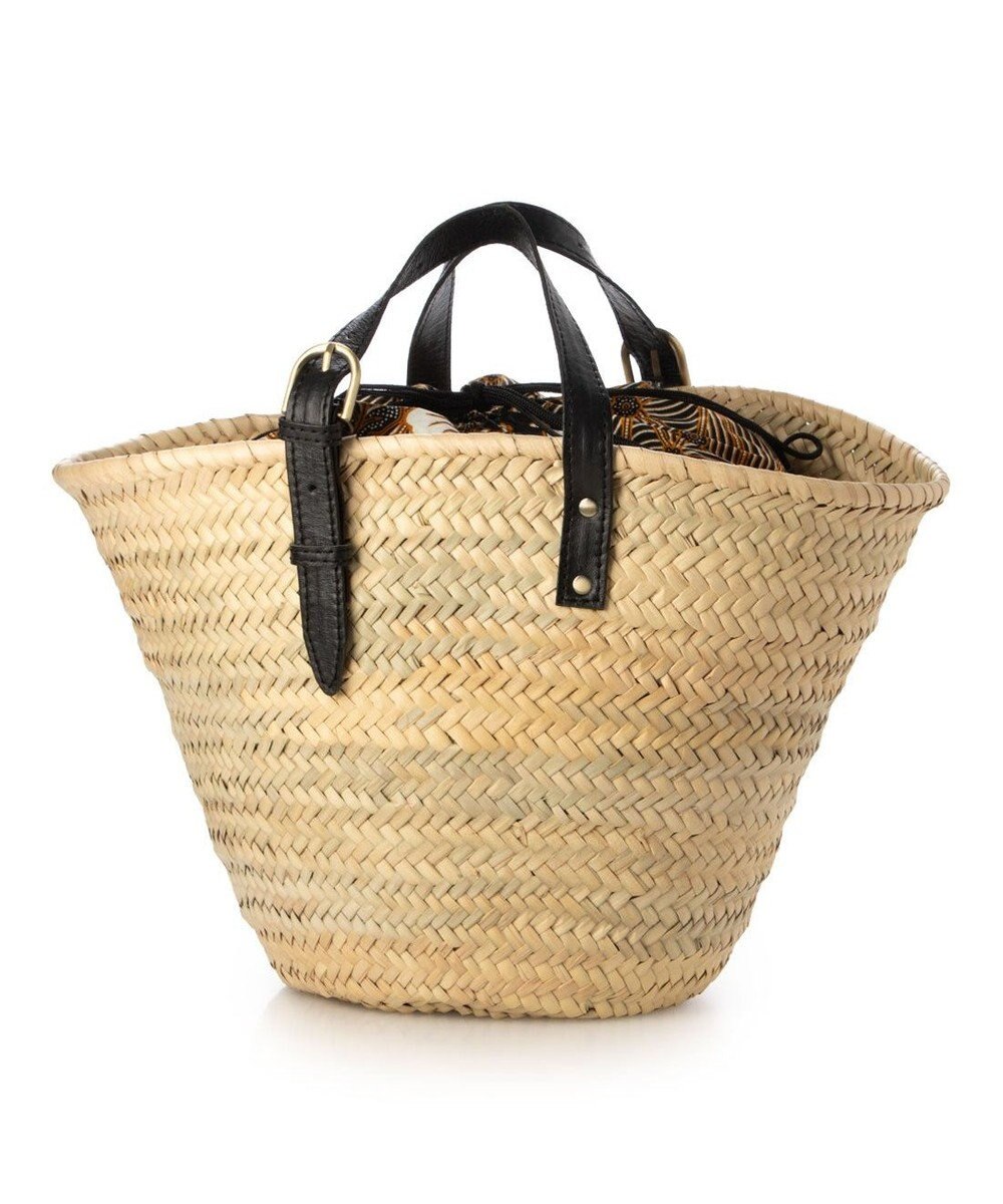 UNBILLION ペルケ perche / モロッコカゴ・牛革・バティック柄ドロストＬ 