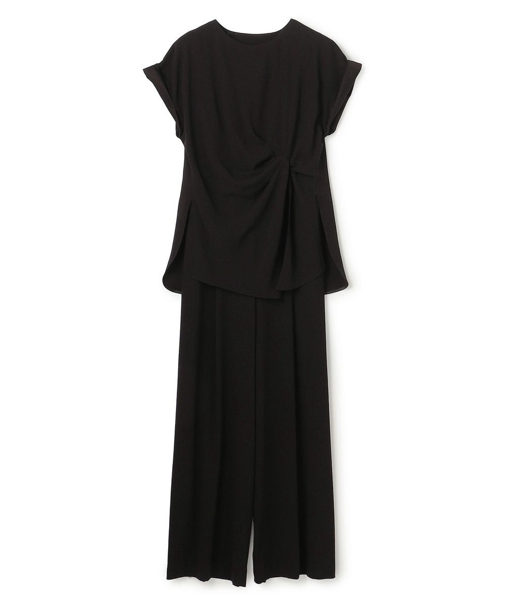 uncrave バックサテンジョーゼット オールインワン 