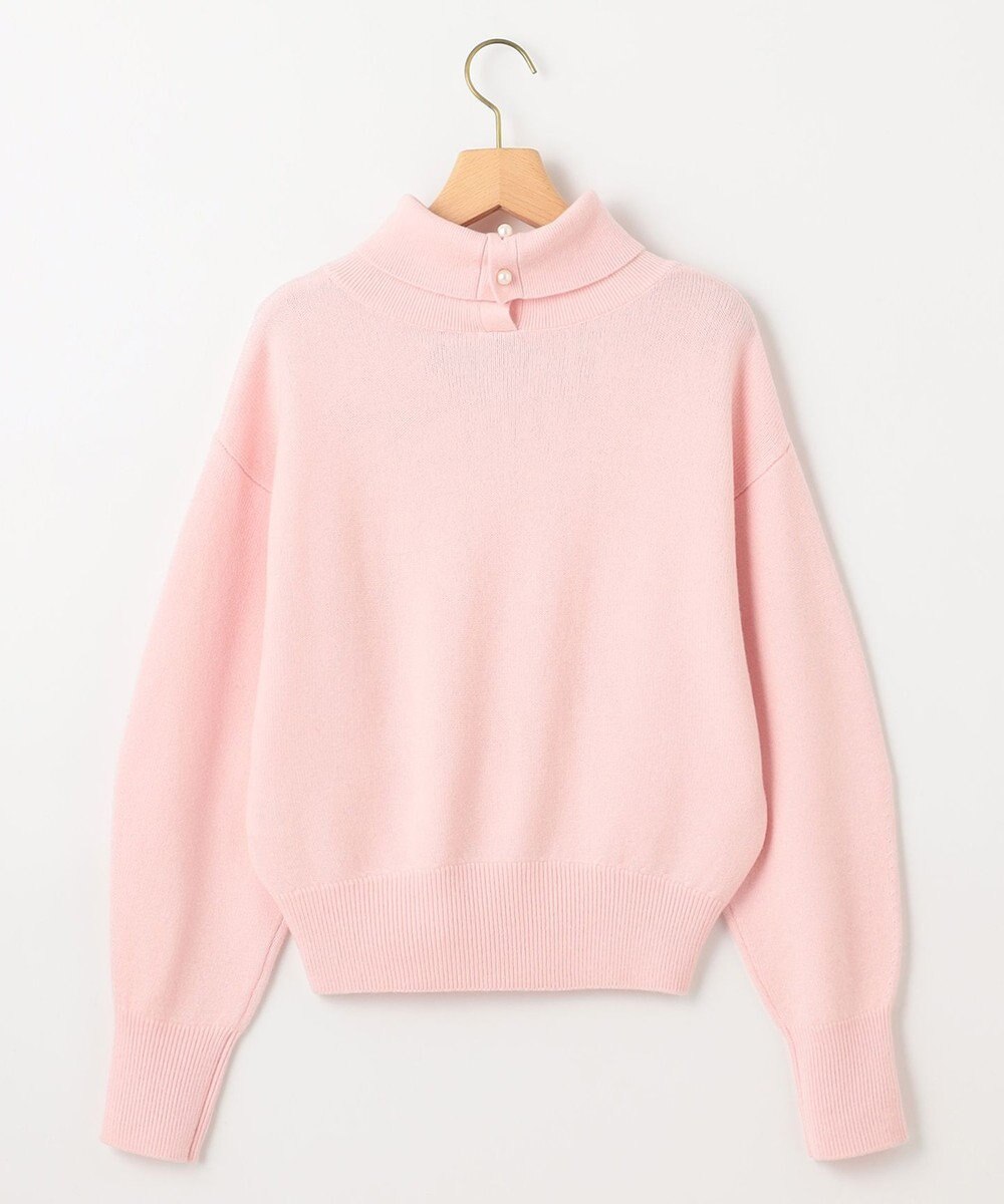 組曲 L 【2WAY・WEB限定】ウールカシミヤミックス ハイネックニット 