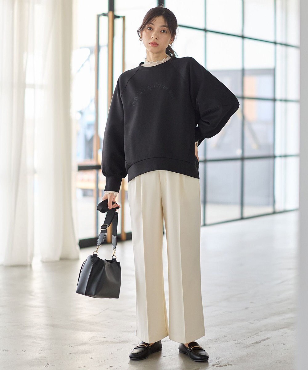 ANY 【LEE掲載/6サイズ展開/裏起毛/ウエストゴム】ウォームワイドパンツ 