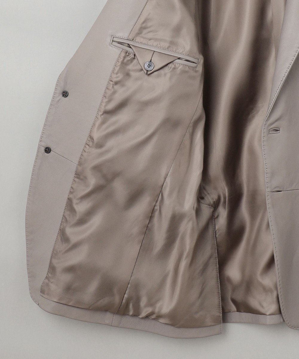 GOTAIRIKU 【24AW新作】シープレザー レザーテーラードジャケット 