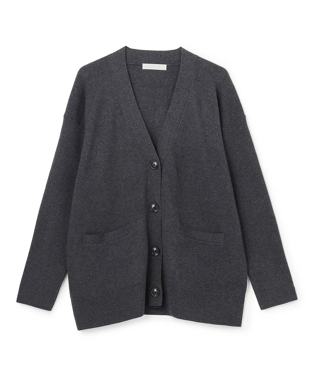 UNFILO 【野呂佳代さん着用】コットンカシミヤニット Vネックカーディガン 