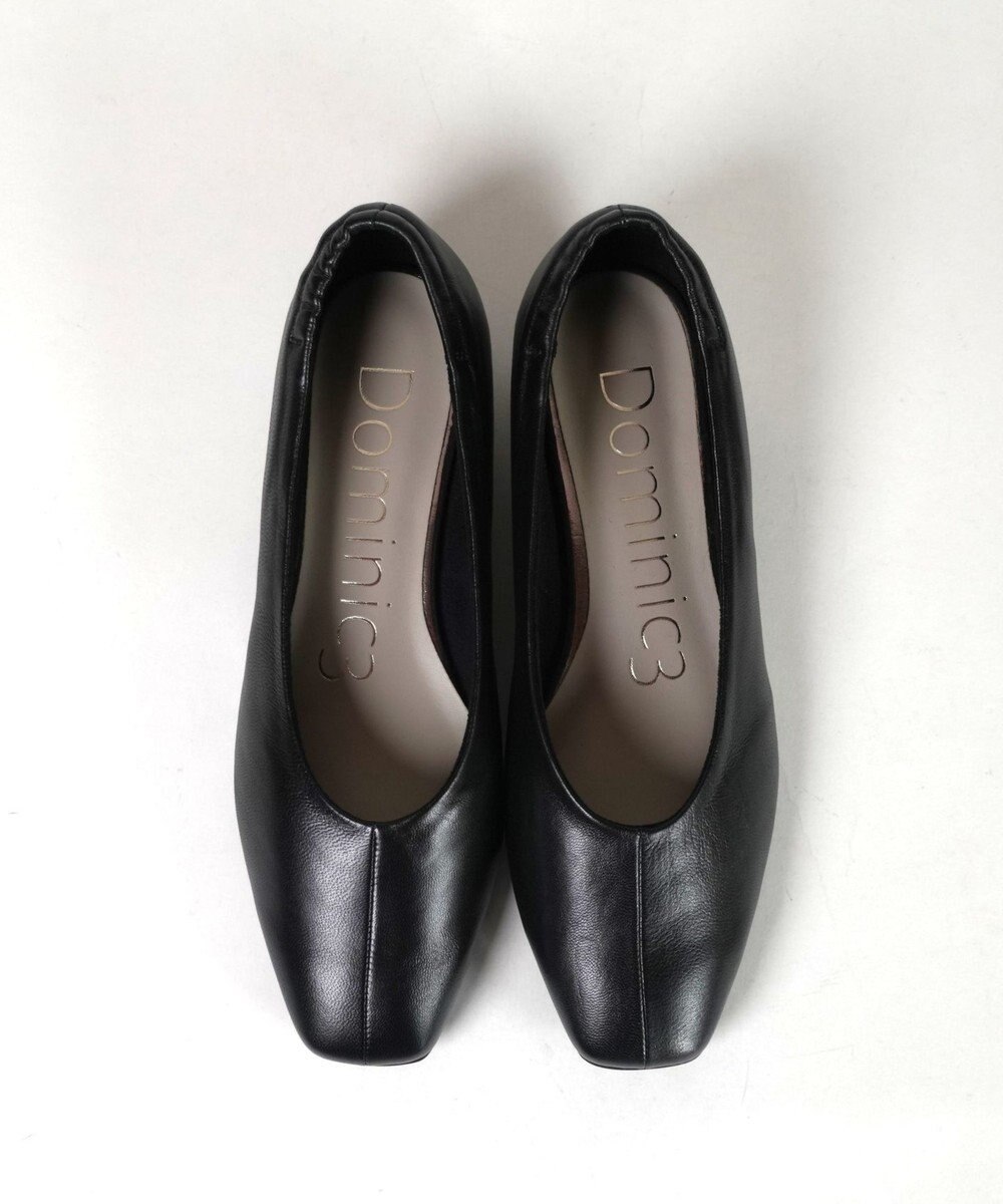 Dominic3 シープレザー バックゴムソフトパンプス 