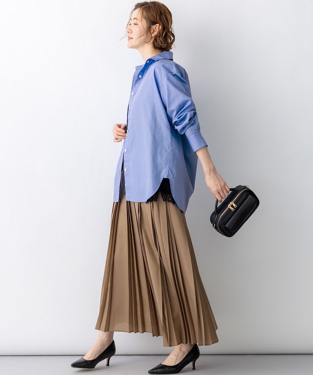 23区 【一部先行予約/VERY掲載】CANCLINI シャーティング ベーシックシャツ 